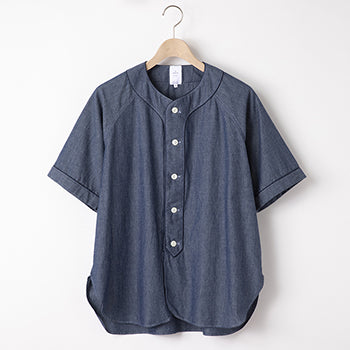 DENIM BASEBALL SHIRT