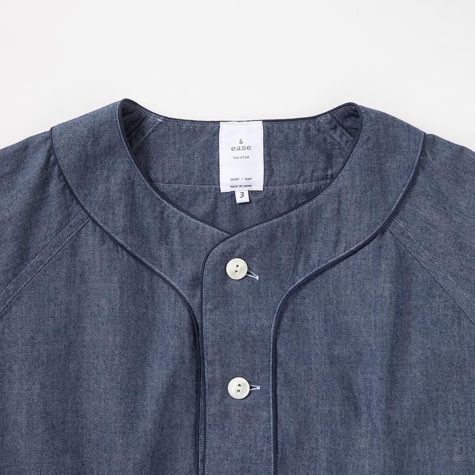 DENIM BASEBALL SHIRT