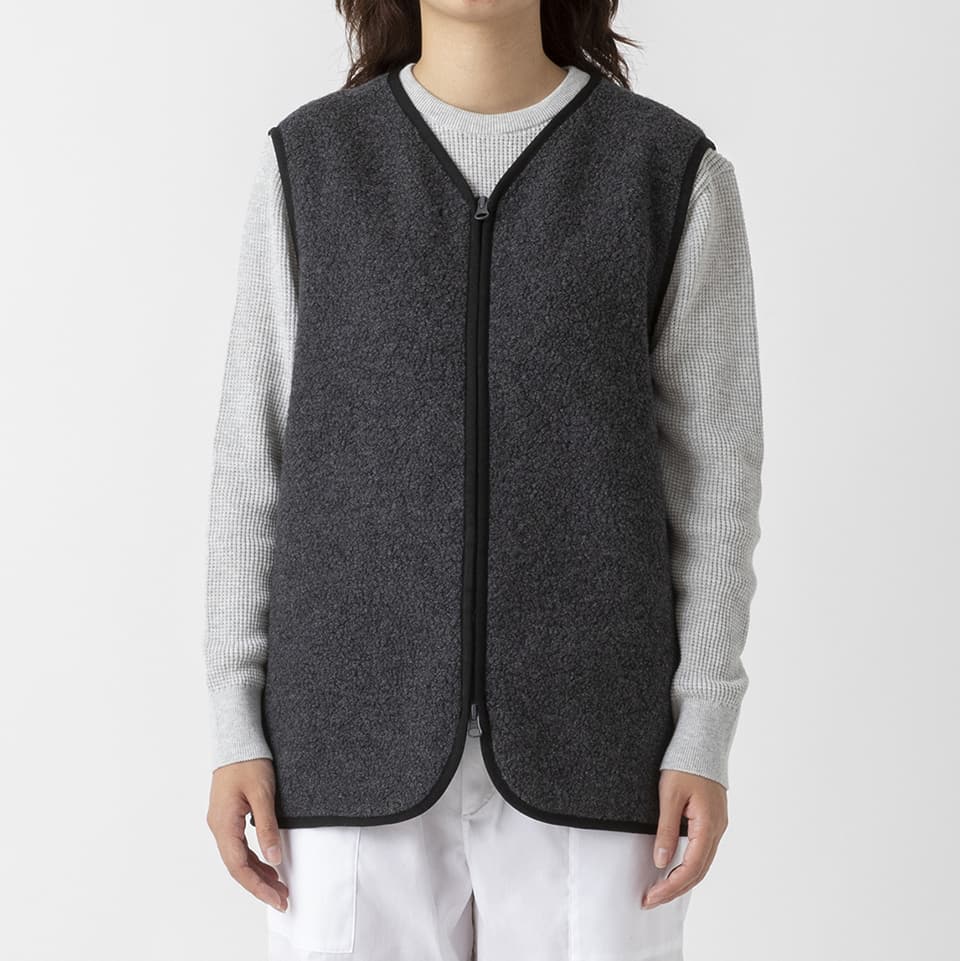 BOA FLEECE ZIP VEST