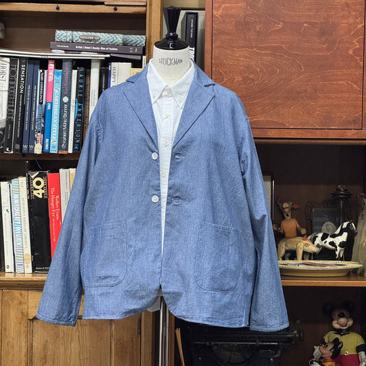 INDIGO DUNGAREE SUCK SHIRT