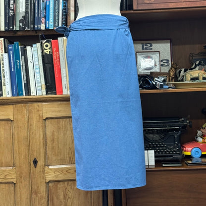 8OZ DENIM WRAP SKIRT