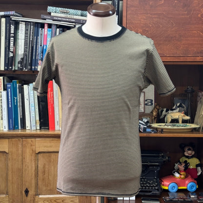 RIBBED BORDER T‐SHIRT FOR MEN's