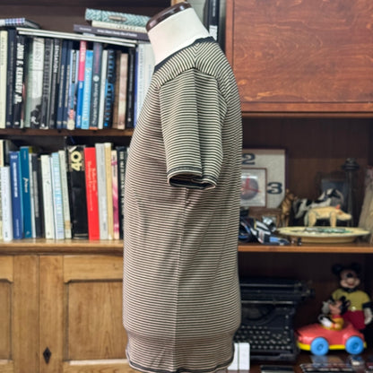 RIBBED BORDER T‐SHIRT FOR MEN's