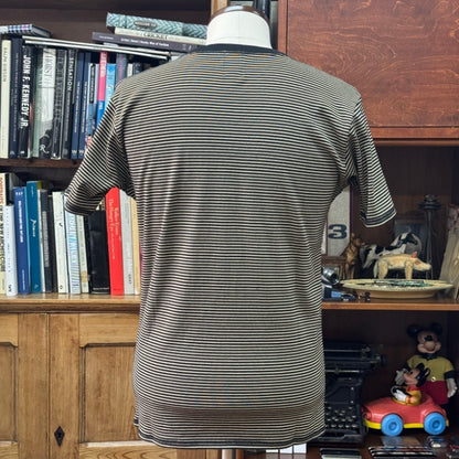 RIBBED BORDER T‐SHIRT FOR MEN's