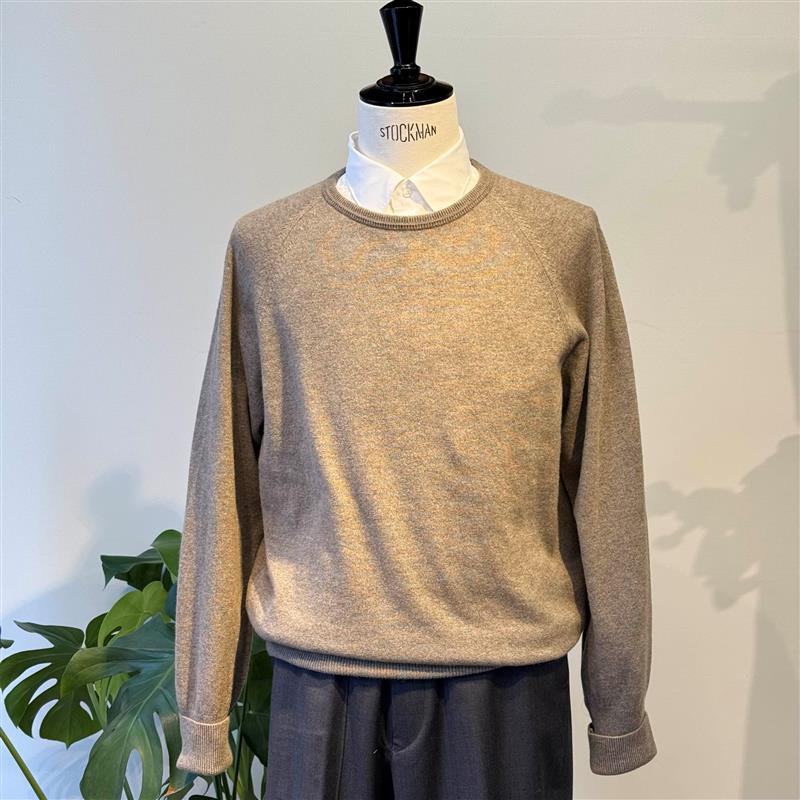 CASHMERE RAGLAN SLEEVE KNIT