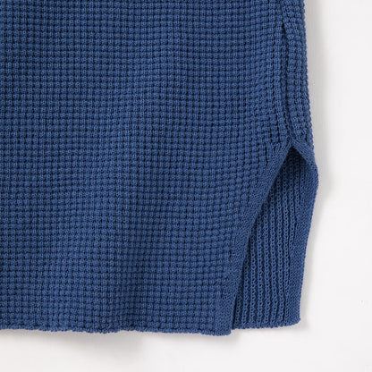 WAFFLE KNIT PULLOVER